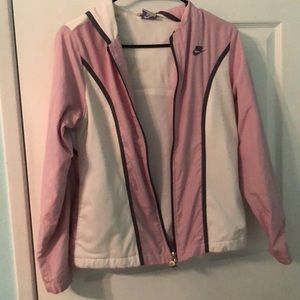 Vintage Nike Pink Zip-up Windbreaker